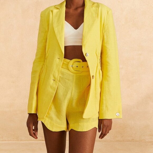 Bright Yellow Shorts - Picture 1 of 2